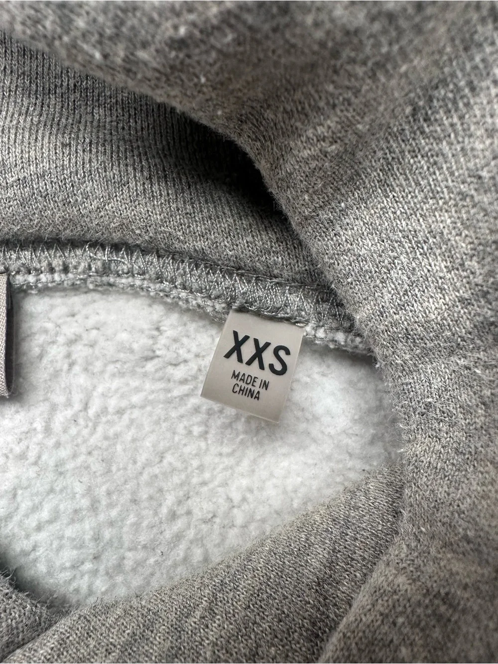 Essentials Men’s Gray Crewneck Hoodie Sweatshirt